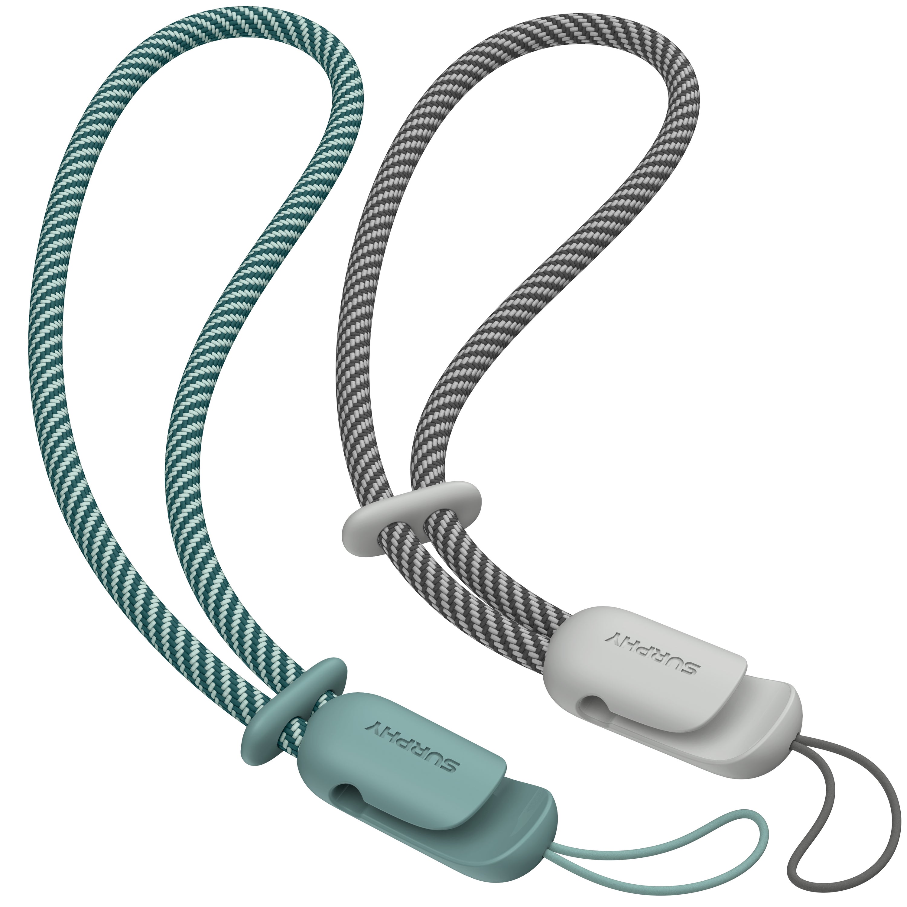 SURPHY 2 Pack Lanyard, Phone Strap, Adjustable Phone Lanyard with Two-Color Braided, Phone Wrist Strap for Airpods, Phone case, Camera Wrist Strap, Cell Phone Wrist Lanyard