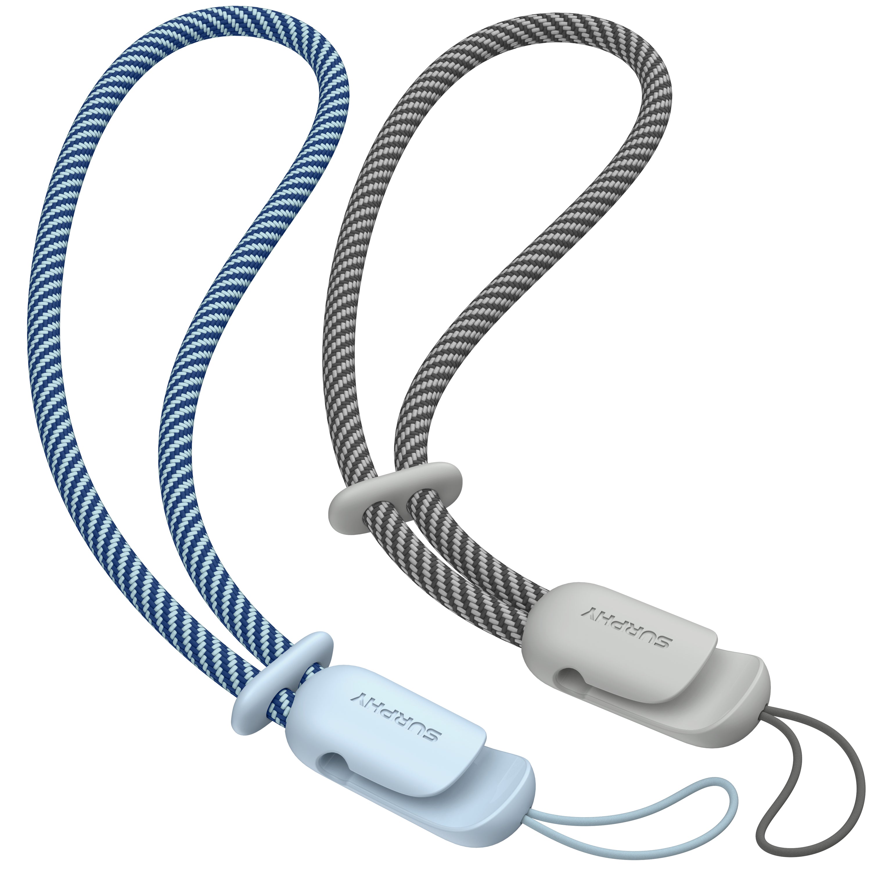 SURPHY 2 Pack Lanyard, Phone Strap, Adjustable Phone Lanyard with Two-Color Braided, Phone Wrist Strap for Airpods, Phone case, Camera Wrist Strap, Cell Phone Wrist Lanyard