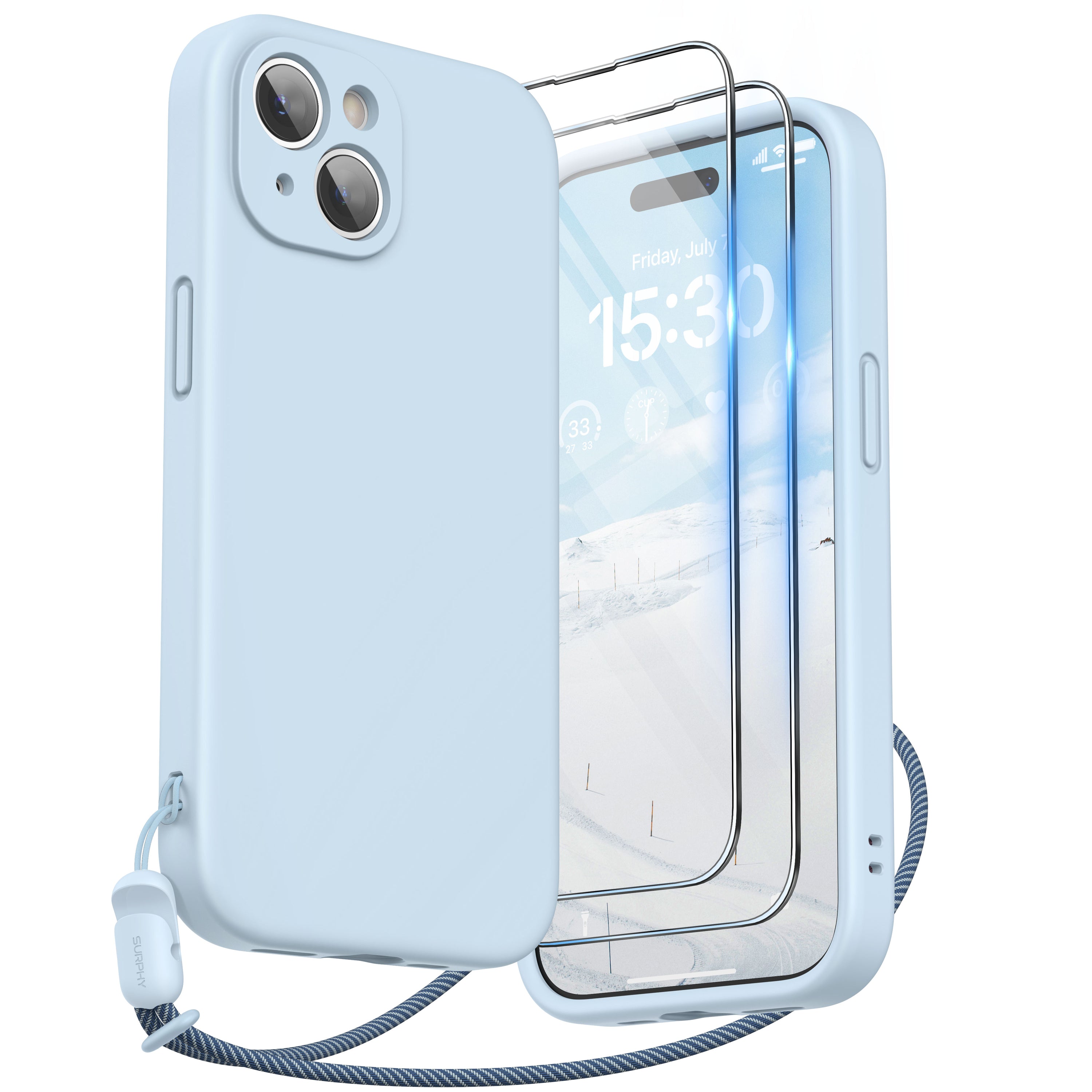 SURPHY Designed for Phone 15 2023 6.1 inch Case