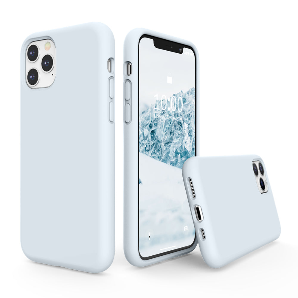 SURPHY Silicone Case Compatible with iPhone 11 Pro Case 5.8 inches, Liquid Silicone Full Body Thickening Design Phone Case (with Microfiber Lining) for 11 Pro 5.8" 2019