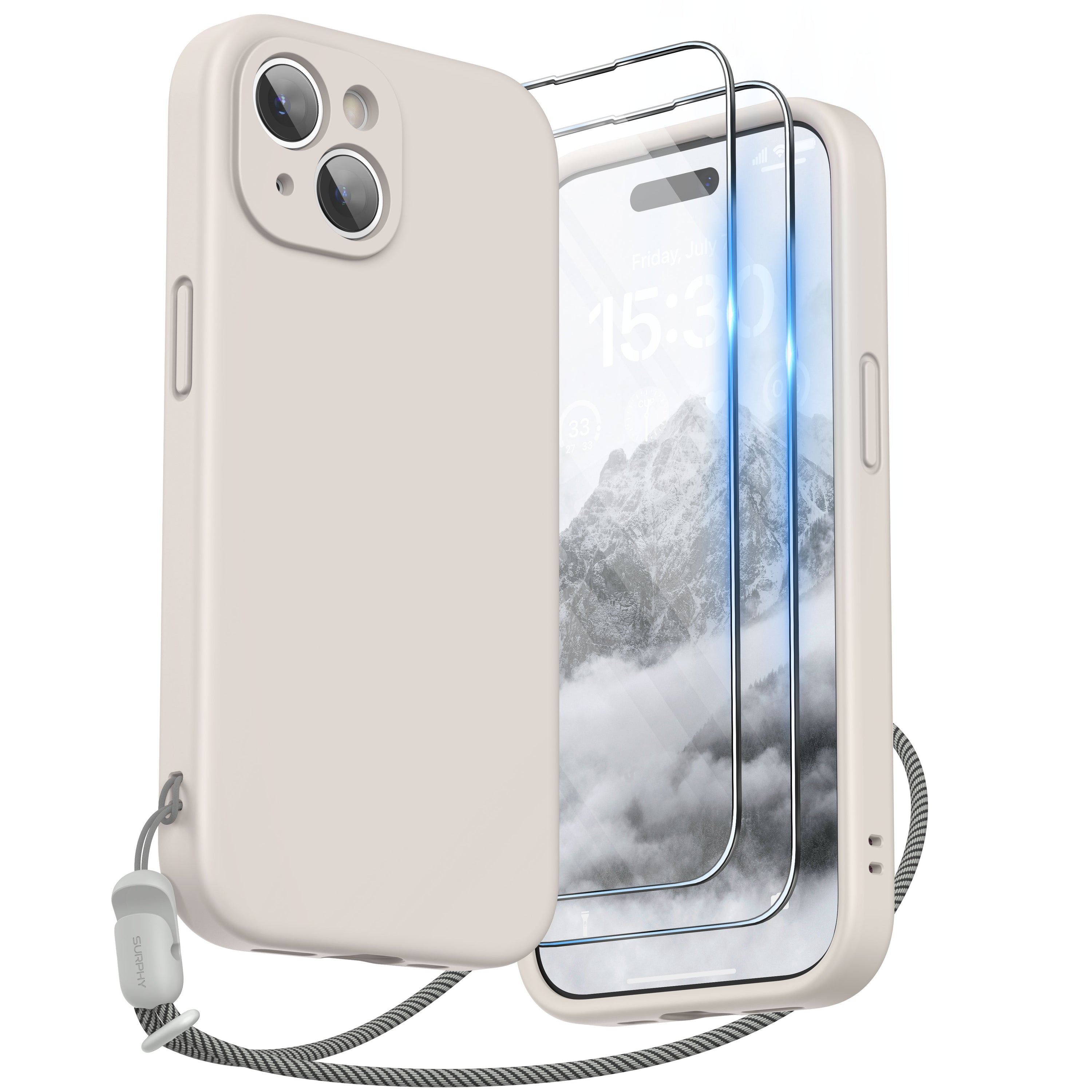 SURPHY Designed for Phone 15 2023 6.1 inch Case