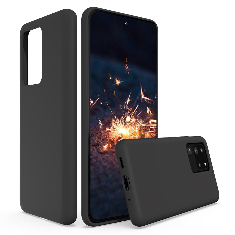 SURPHY Silikonhülle kompatibel mit Galaxy S20 Ultra Hülle 6,9 Zoll, schlanke, flüssige Silikon-Ganzkörper-Handyhülle (mit Mikrofaserfutter) für Galaxy S20 Ultra 6,9 Zoll