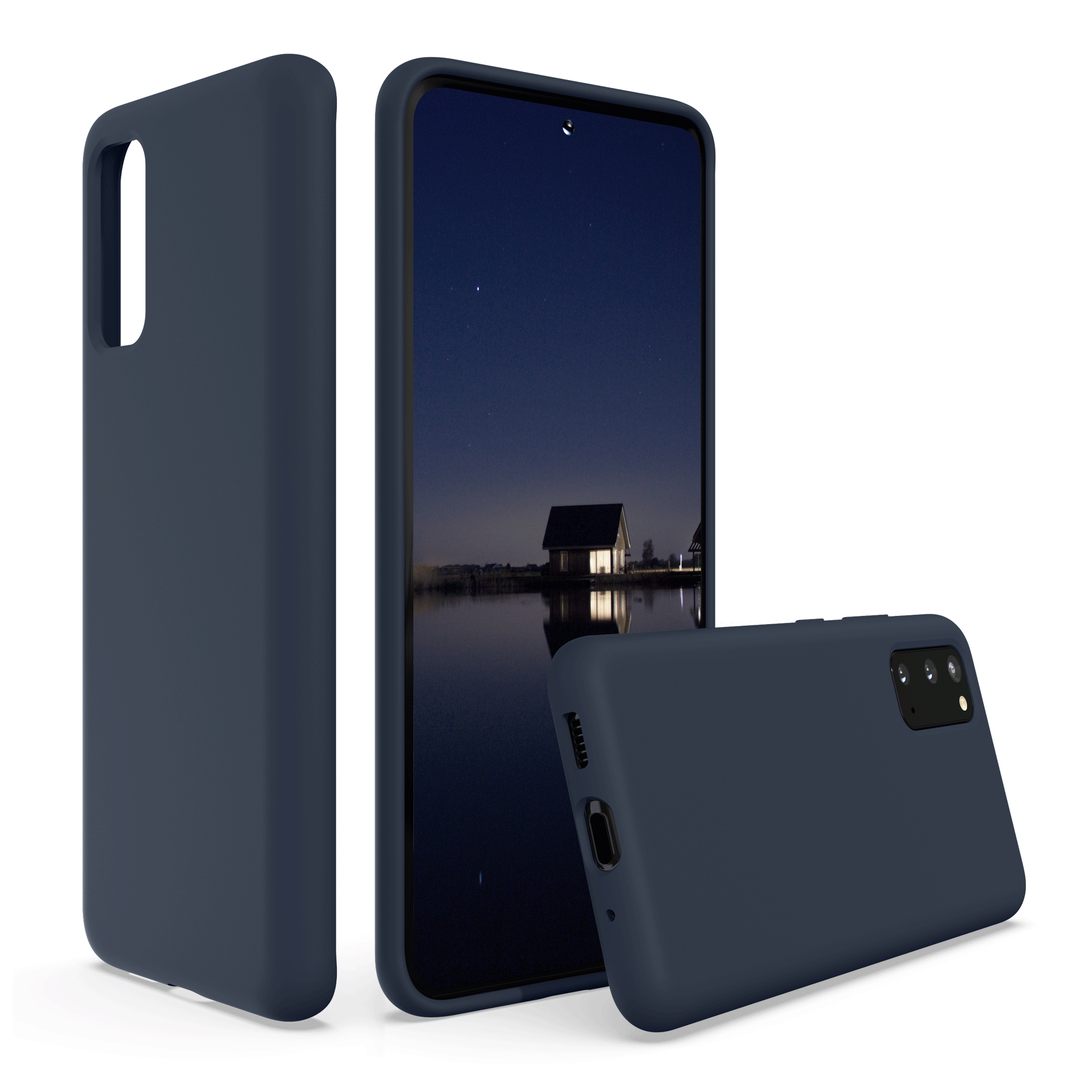 SURPHY Silicone Case Compatible with Galaxy S20 Case 6.2 inches,Slim Liquid Silicone Full Body Phone Case (with Microfiber Lining) for Galaxy S20 6.2"