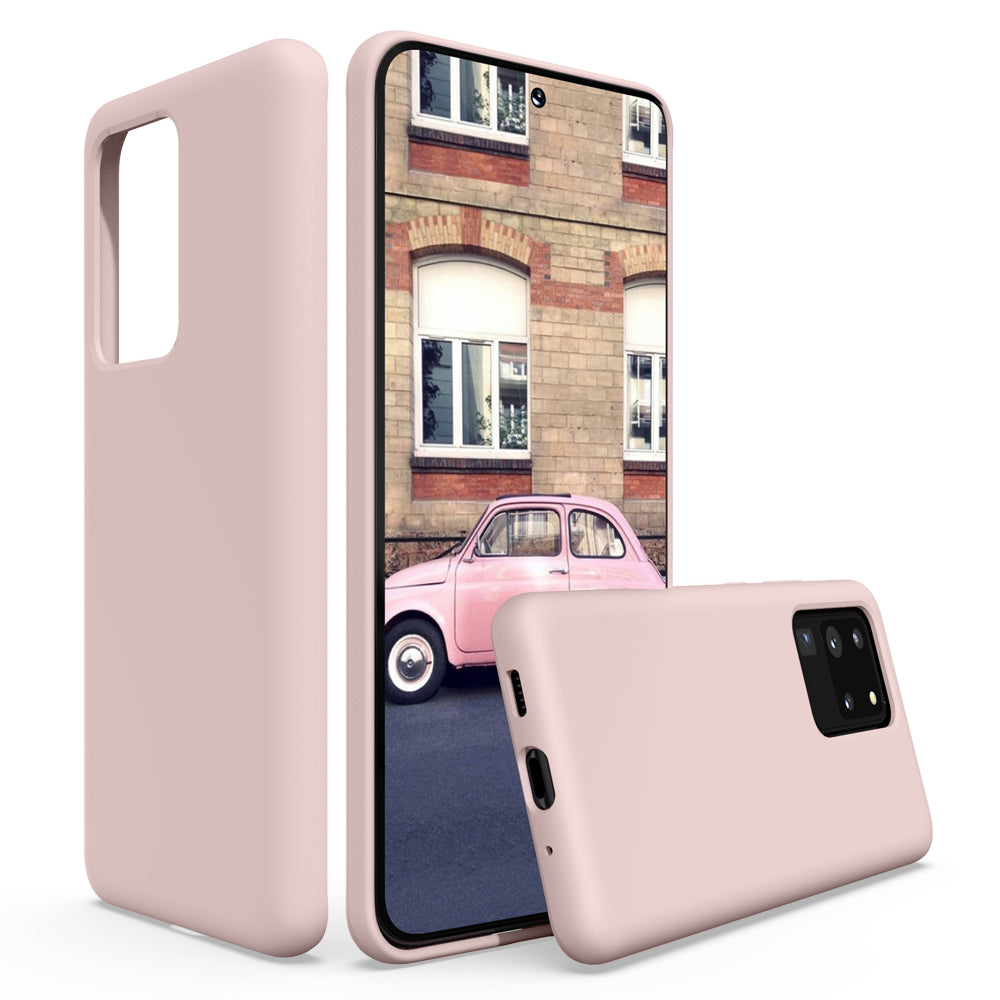 SURPHY Silikonhülle kompatibel mit Galaxy S20 Ultra Hülle 6,9 Zoll, schlanke, flüssige Silikon-Ganzkörper-Handyhülle (mit Mikrofaserfutter) für Galaxy S20 Ultra 6,9 Zoll