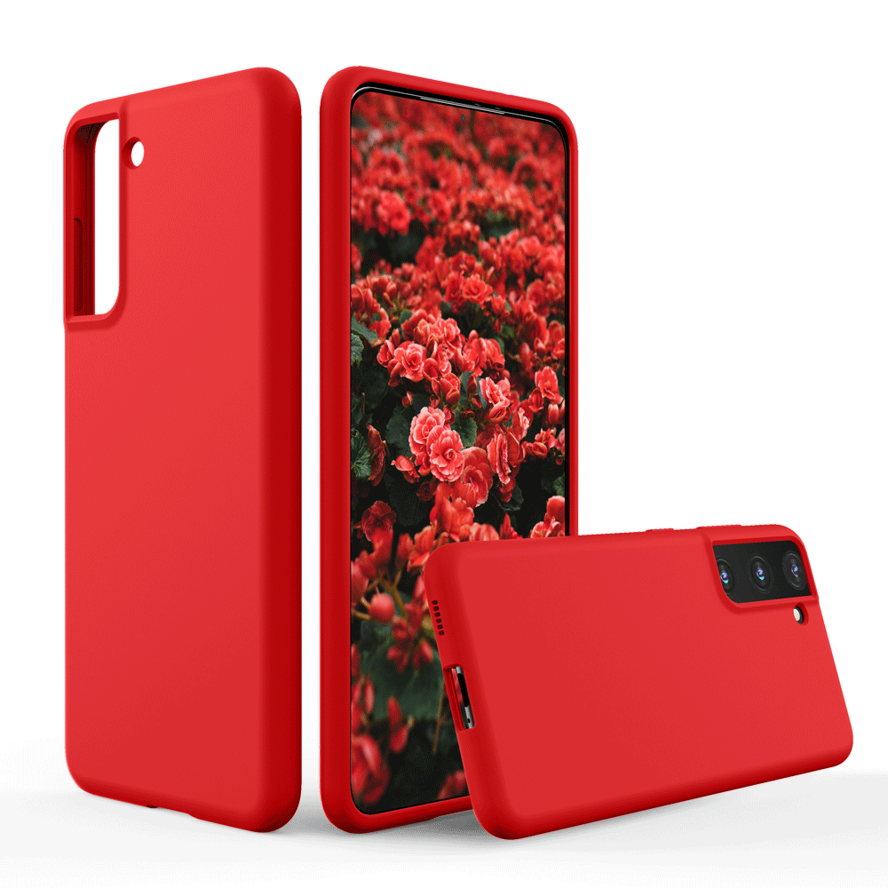 SURPHY Designed for Samsung Galaxy S21 Plus Case 6.7 inch, Liquid Silicone Case (with Microfiber Lining) for Samsung Galaxy S21+ 5G 2021