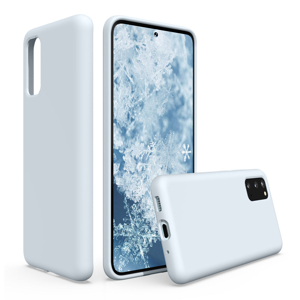 SURPHY Silikonhülle kompatibel mit Galaxy S20 Hülle 6,2 Zoll, schlanke Ganzkörper-Handyhülle aus flüssigem Silikon (mit Mikrofaserfutter) für Galaxy S20 6,2 Zoll