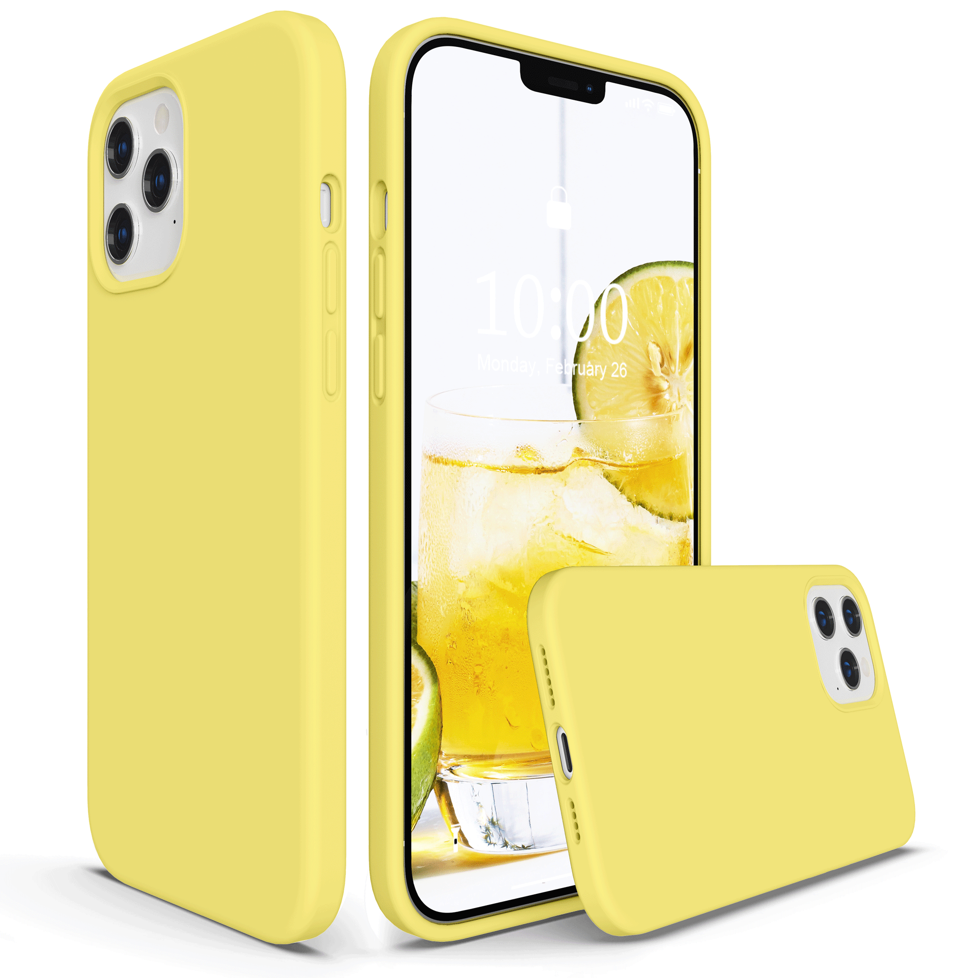 SURPHY Silicone Case Compatible with iPhone 12 Pro Max Case 6.7 inches, Liquid Silicone Phone Case (with Microfiber Lining) Designed for iPhone 12 Pro Max 2020