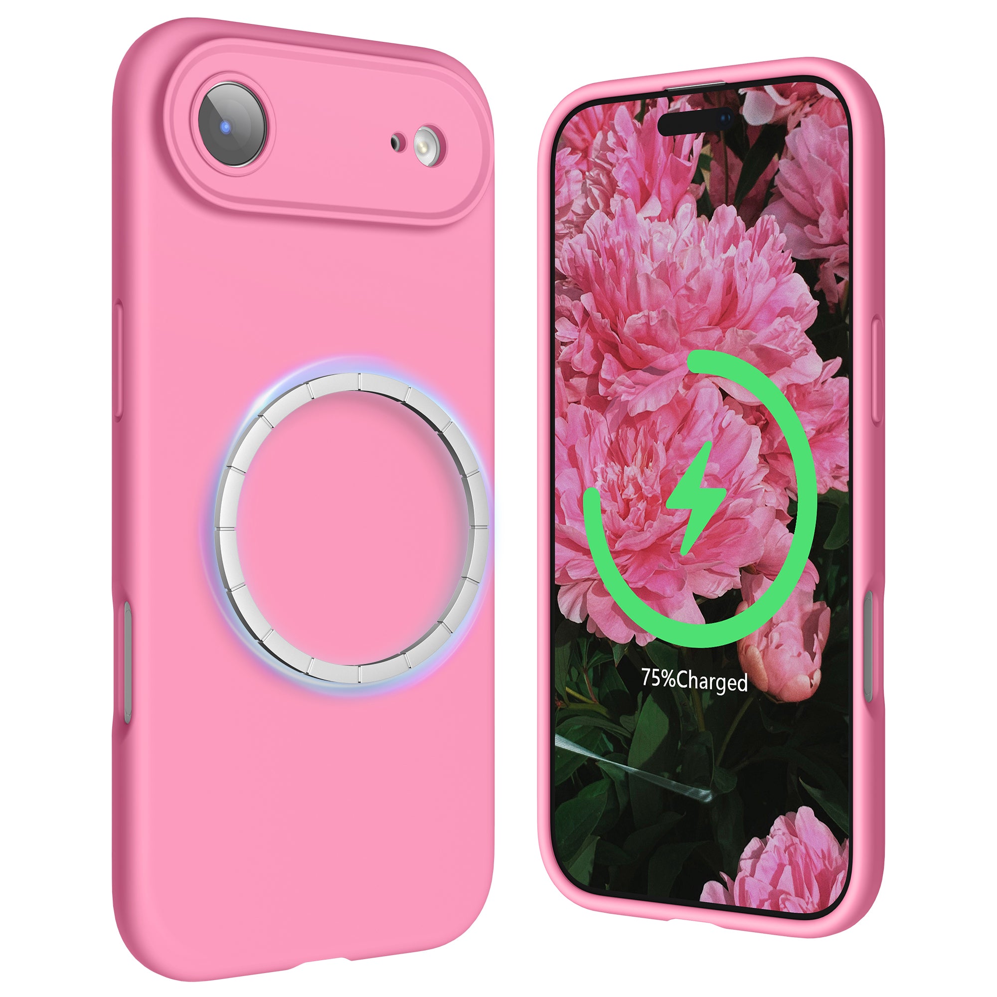 SURPHY Case for iPhone Air Case Compatible with MagSafe (6.5 inch 2025), Liquid Silicone 17 Air Phone Cases Whit Soft Microfiber Lining