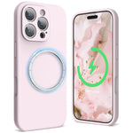 SURPHY Designed for iPhone 16 Pro Case Compatible with MagSafe (6.3 inch 2024), Liquid Silicone Phone Case (Camera Protective, Soft Microfiber Lining)