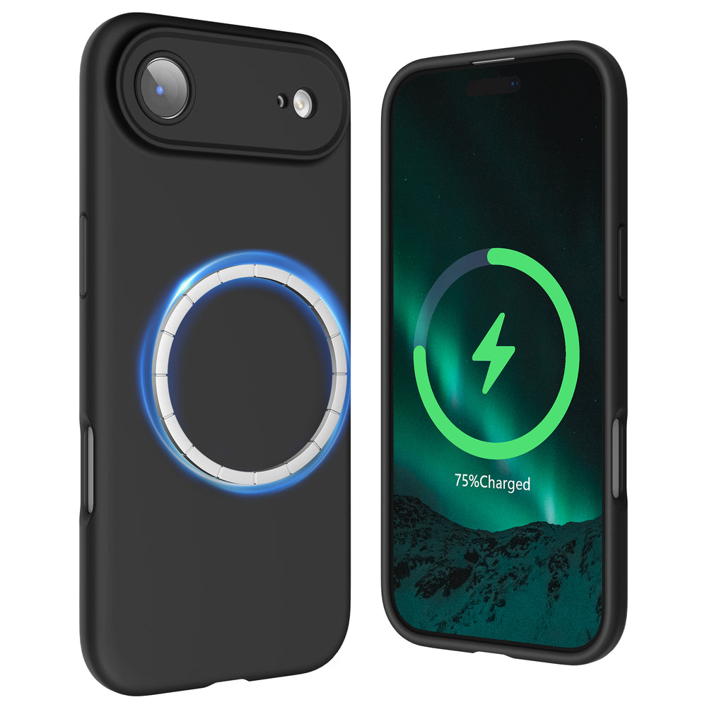 SURPHY Case for iPhone Air Case Compatible with MagSafe (6.5 inch 2025), Liquid Silicone 17 Air Phone Cases Whit Soft Microfiber Lining