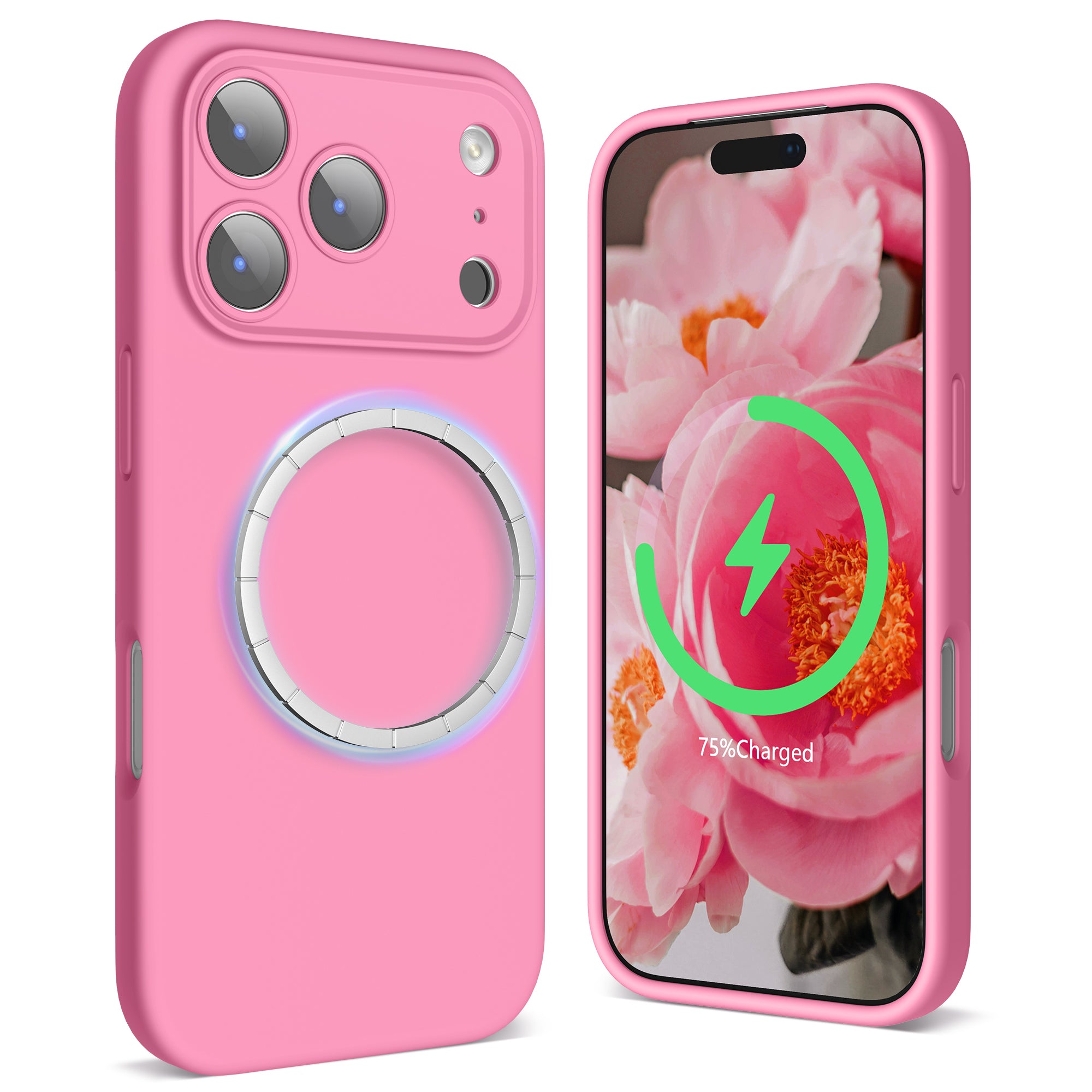 SURPHY Case for iPhone 17 Pro Max Case Compatible with MagSafe (6.9 inch 2025), Liquid Silicone 17 Pro Max Phone Cases Whit Soft Microfiber Lining