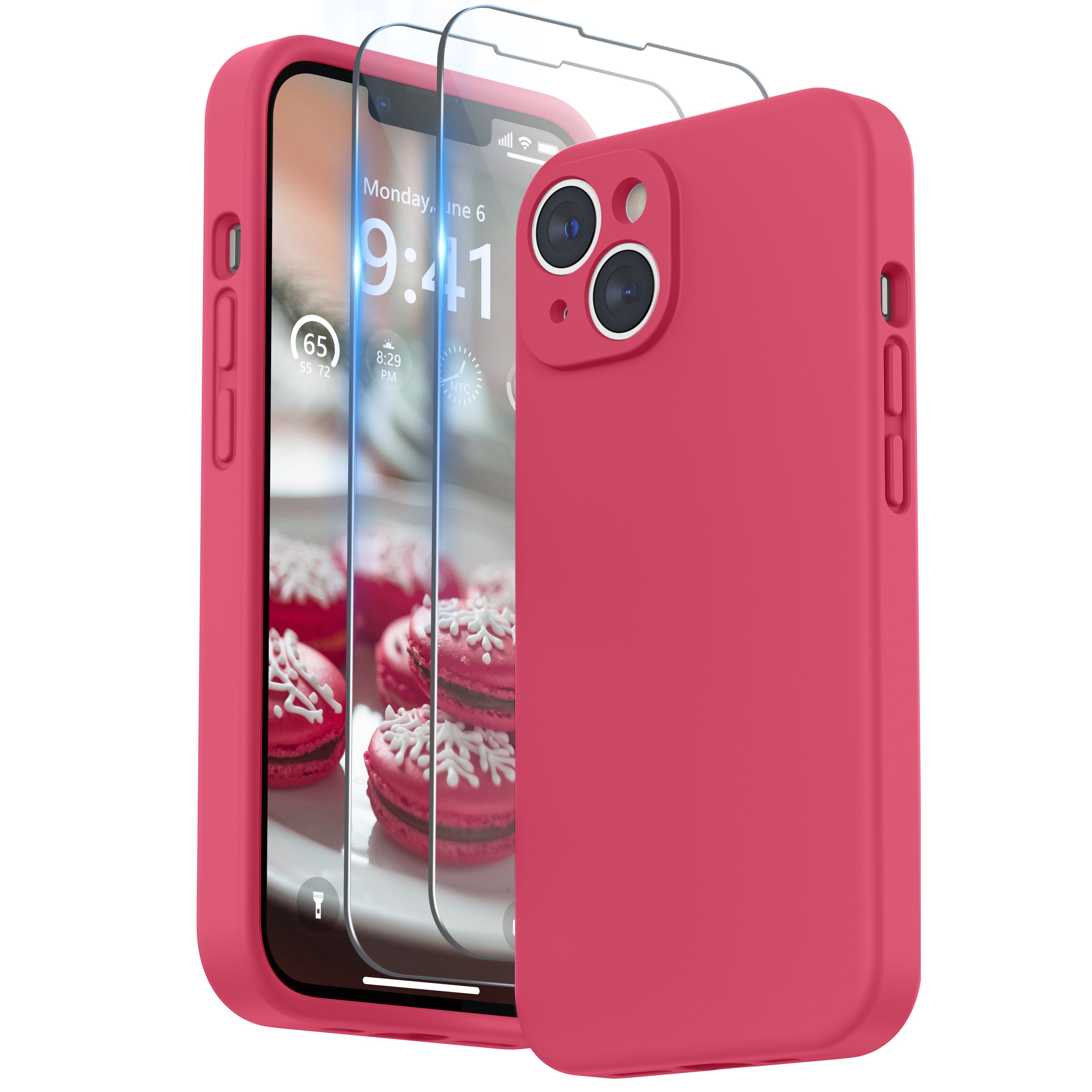 SURPHY Compatible with iPhone 14 Case with Screen Protector (Camera Pr –  Surphy