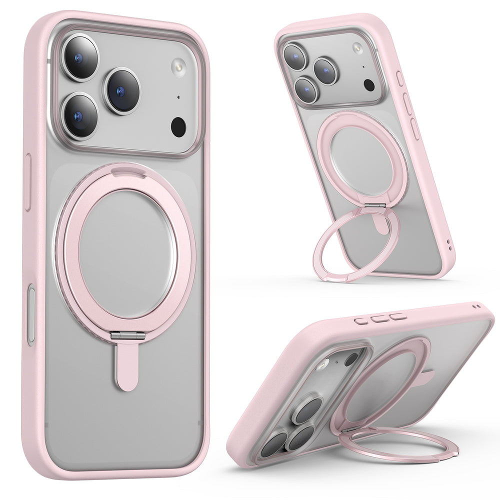 SURPHY Stand Case for iPhone 17 Pro Max Case Compatible with MagSafe (6.9 inch 2025), 360° Rotatable Ring Kickstand Phone Cases for 17 Pro Max