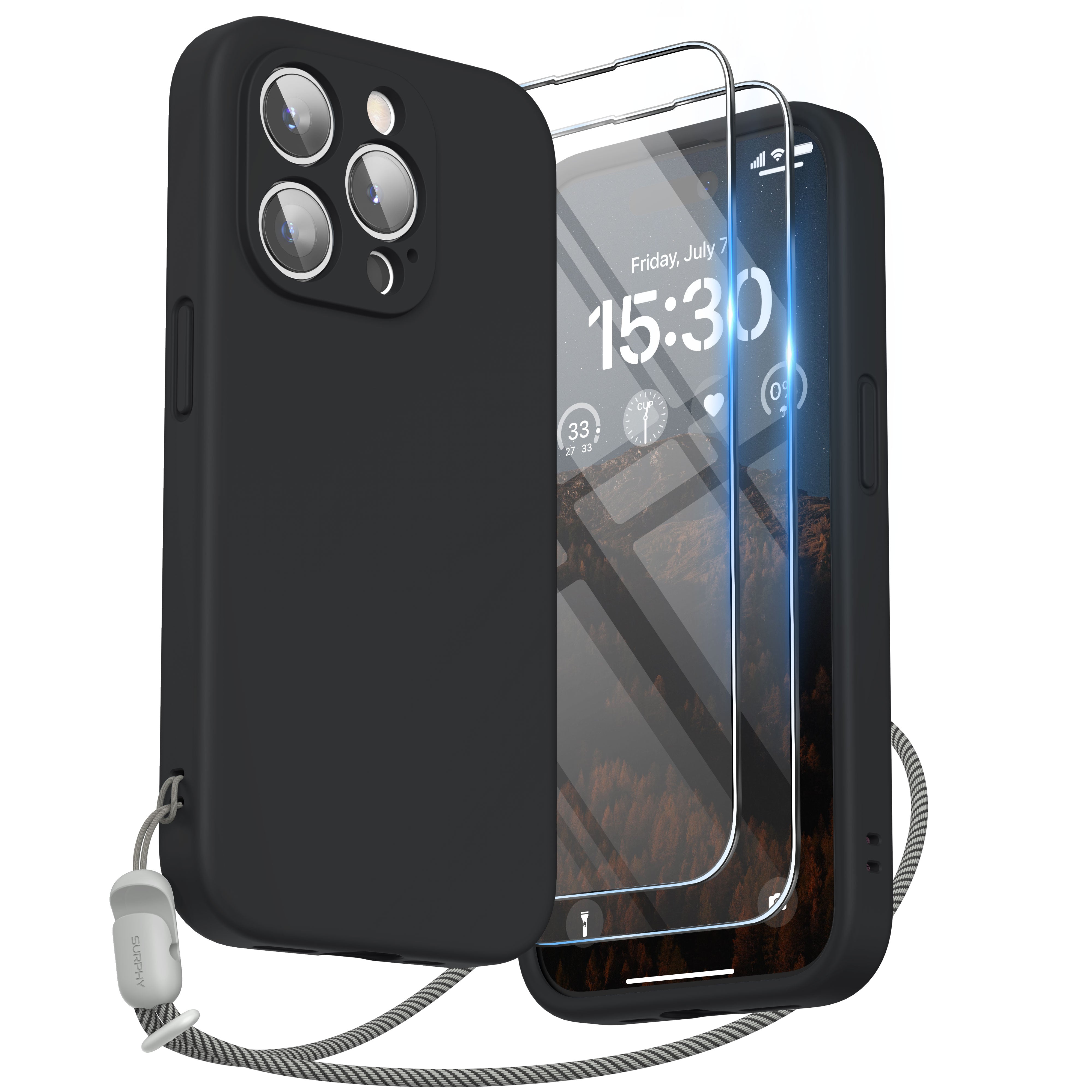 Doupi UltraSlim Hülle Für IPhone 15 Pro – Transparent, Dünn & Lädt Kabellos