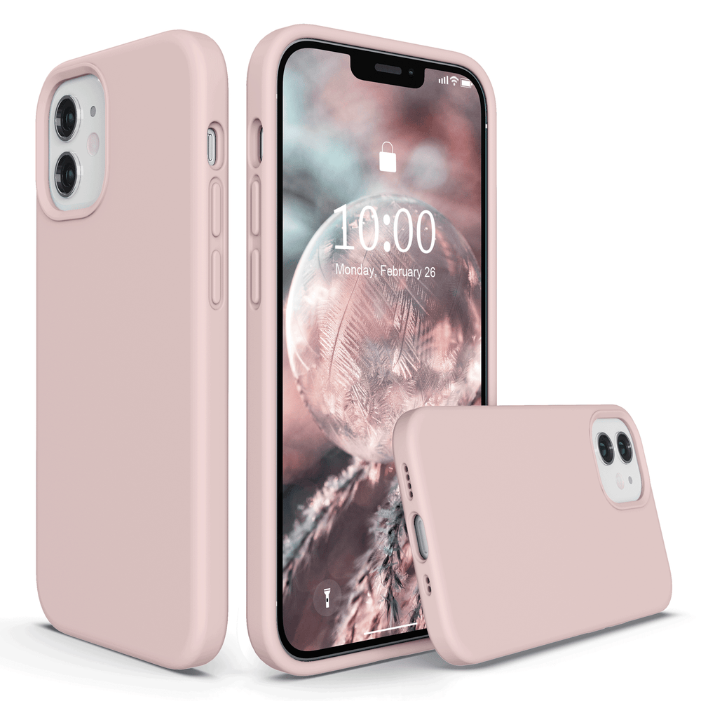 SURPHY Silicone Case Compatible with iPhone 12 Mini Case 5.4 inches, Liquid Silicone Phone Case (with Microfiber Lining) Designed for iPhone 12 Mini 2020