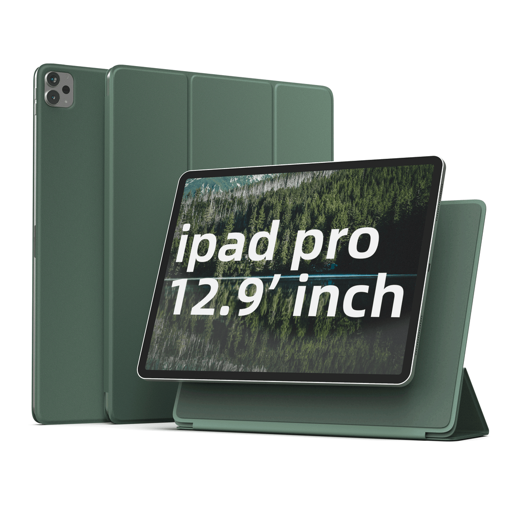 SURPHY Case Compatible with iPad Pro Case 12.9", Slim Strong Magnetic Trifold Stand Case (with Microfiber Lining), Auto Sleep/Wake Case Cover Compatible with iPad Pro 12.9" 2020